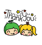 Happa ＆ Hana（個別スタンプ：19）