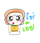 Hello my name is Tamura...^^（個別スタンプ：7）