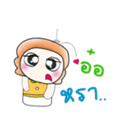 Hello my name is Tamura...^^（個別スタンプ：9）