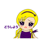 Molly ＆ Bunny ( おんなのひと＆ うさぎ )（個別スタンプ：8）
