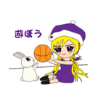 Molly ＆ Bunny ( おんなのひと＆ うさぎ )（個別スタンプ：15）