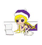 Molly ＆ Bunny ( おんなのひと＆ うさぎ )（個別スタンプ：28）