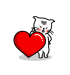 愛猫 (Heart Cat) - v1（個別スタンプ：16）