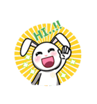 Cute rabbit V1（個別スタンプ：1）
