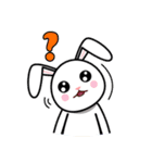 Cute rabbit V1（個別スタンプ：6）