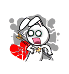 Cute rabbit V1（個別スタンプ：11）