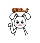 Cute rabbit V1（個別スタンプ：12）