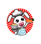 Cute rabbit V1（個別スタンプ：18）