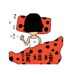 Miss O and Big nose Rabbit（個別スタンプ：6）