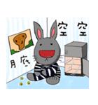 Miss O and Big nose Rabbit（個別スタンプ：15）