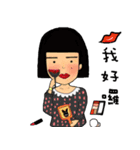 Miss O and Big nose Rabbit（個別スタンプ：20）