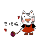Miss O and Big nose Rabbit（個別スタンプ：24）