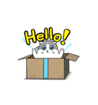 猫コンビ クレイジーラブリーキャット（個別スタンプ：1）