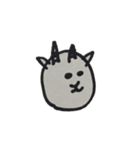さまざまな使える顔と動物（個別スタンプ：11）
