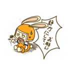 フルーツウサギ1 (日本語版)（個別スタンプ：3）