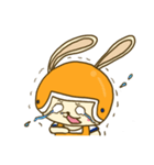 フルーツウサギ1 (日本語版)（個別スタンプ：8）