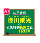 日本の歴史・20問【江戸時代編】テスト対策（個別スタンプ：14）