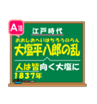 日本の歴史・20問【江戸時代編】テスト対策（個別スタンプ：36）