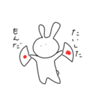 あっぱれウサギ（個別スタンプ：4）