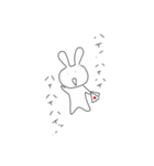 あっぱれウサギ（個別スタンプ：36）