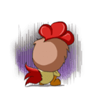 Rooster Costume by My Little Girl（個別スタンプ：39）