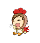 Rooster Costume by My Little Girl（個別スタンプ：40）