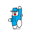 polar bear snowboarders snuk（個別スタンプ：11）