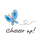 butterfly＆greeting card（個別スタンプ：21）