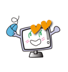 パソコンくん（個別スタンプ：5）