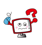 パソコンくん（個別スタンプ：7）