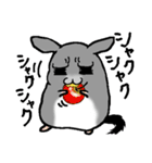 もふもふのチンチラ（個別スタンプ：3）