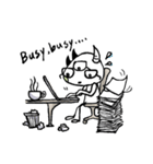 Emm the Little Devil at work！（個別スタンプ：5）