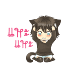 Chibineko funny life（個別スタンプ：34）