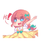 The Little Girls With Cute Feeling（個別スタンプ：1）