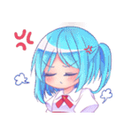 The Little Girls With Cute Feeling（個別スタンプ：9）