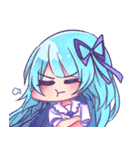 The Little Girls With Cute Feeling（個別スタンプ：19）