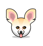 Fox Trot Stickers - Fennec Emoji Meme（個別スタンプ：1）