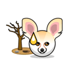 Fox Trot Stickers - Fennec Emoji Meme（個別スタンプ：4）