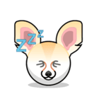 Fox Trot Stickers - Fennec Emoji Meme（個別スタンプ：14）