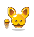 Fox Trot Stickers - Fennec Emoji Meme（個別スタンプ：16）