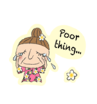 Happy Hawaiian Grandma Natsu - English（個別スタンプ：36）