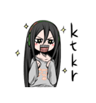 略したGIRL（個別スタンプ：4）