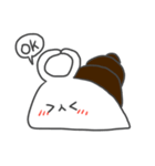 WOW : a cute little snail（個別スタンプ：21）