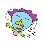 Cute hair green guy（個別スタンプ：8）