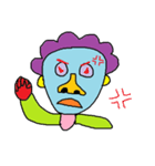 Cute hair green guy（個別スタンプ：10）