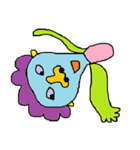 Cute hair green guy（個別スタンプ：12）
