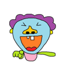 Cute hair green guy（個別スタンプ：17）