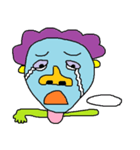 Cute hair green guy（個別スタンプ：18）