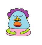 Cute hair green guy（個別スタンプ：23）