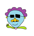 Cute hair green guy（個別スタンプ：26）